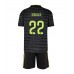 Billige Real Madrid Antonio Rudiger #22 Tredjetrøye Barn 2022-23 Kortermet (+ korte bukser)